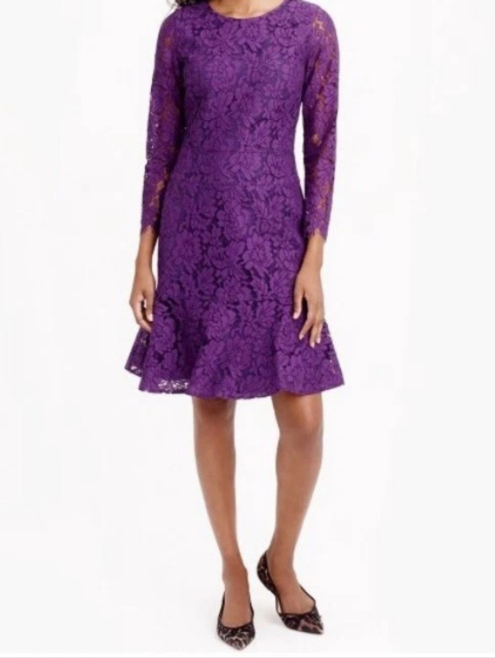 J.CREW FLORAL LACE DRESS
